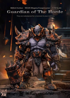 1:10 Magma Forgemaster Guardian of the Horde Action Figure Robot Statue