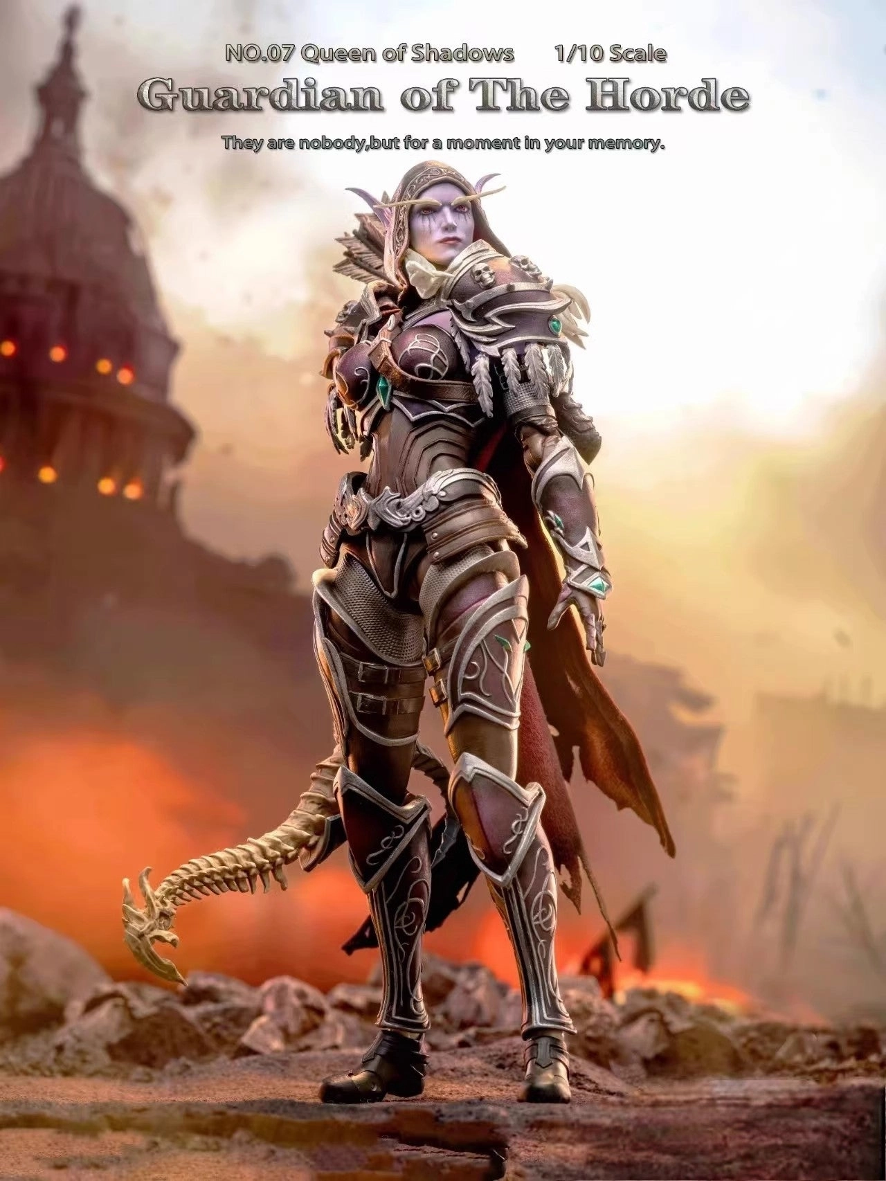 1:10 Queen of Shadows Guardian of the Horde Action Figure Social media Decorative Model