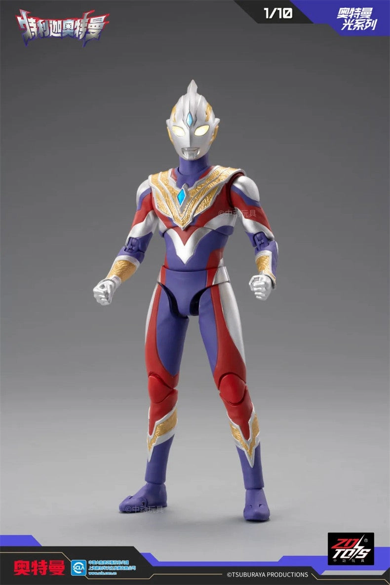 Anime Toy Mobile Game 1:10 Ultraman Trigger Multi Type Light-Up Action Toy