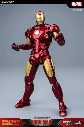 Learning Tool Superhero Pose 1:12 Iron Man Mark IV Mk4 Action Figure Assembly Kit