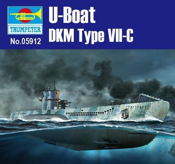 Collector Display 1:144 DKM Type VII-C U-Boat Submarine Assembly Kit