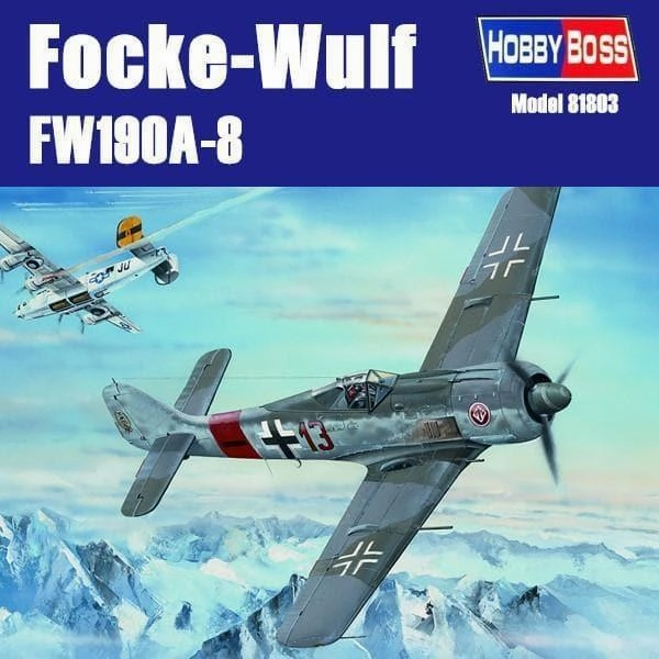 Educational Display 1:18 Focke-Wulf FW190A-8 Fighter Assembly Kit