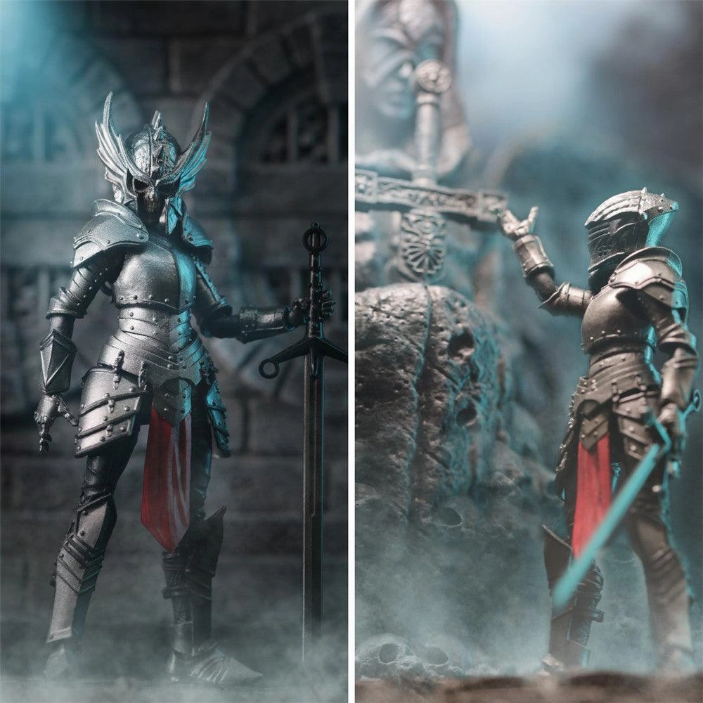 1:18 Vitruvian HACKS Knight of Asperity Action Figure Limited Showcase Animation Cel