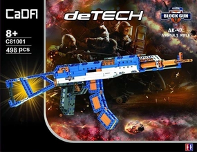 Secret Figure 1:1 AK-47 Assault Rifle Machine Gun Building Blocks Set