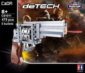 1:1 Colt Pistol Gun Revolver Magnum Building Blocks Set Robot Collection Character Creation