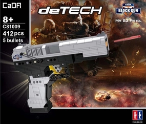 Superhero Collection 1:1 Heckler & Koch MK 23 Pistol Gun Building Blocks Set