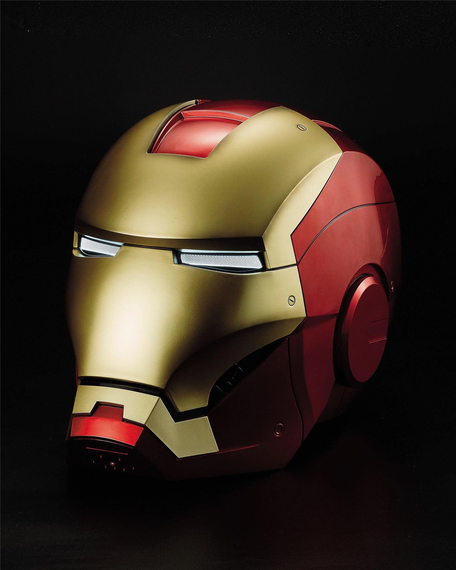 1:1 Iron Man Mark VII Mk7 Head Mask Helmet Base Speaker Literary Figure