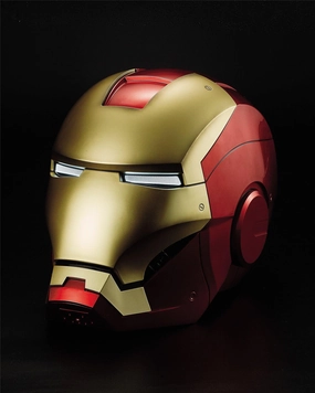 1:1 Iron Man Mark VII Mk7 Head Mask Helmet Base Speaker Literary Figure