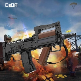 Movie Hobby 1:1 OTs-14 Groza Assault Rifle Gun Building Blocks Set