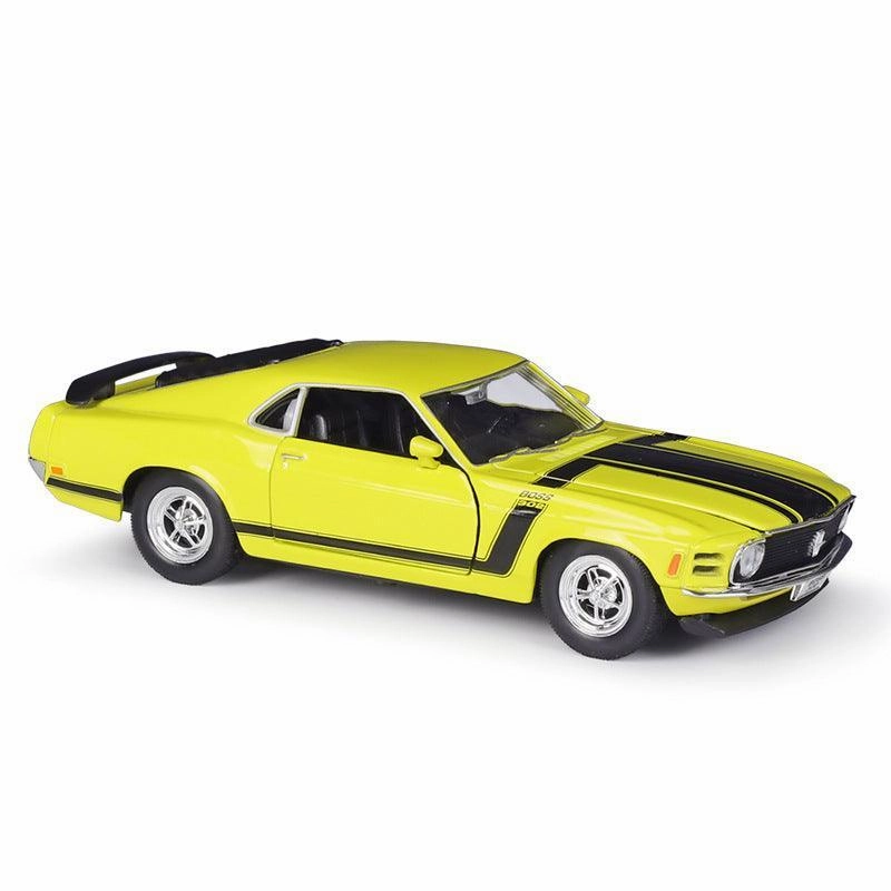 1:24 Ford 1970 Mustang Boss 302 Alloy Model Car Decorative Model