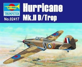 Miniature Item Pilot Model 1:24 Hawker Hurricane MkII D/Trop Fighter Assembly Kit