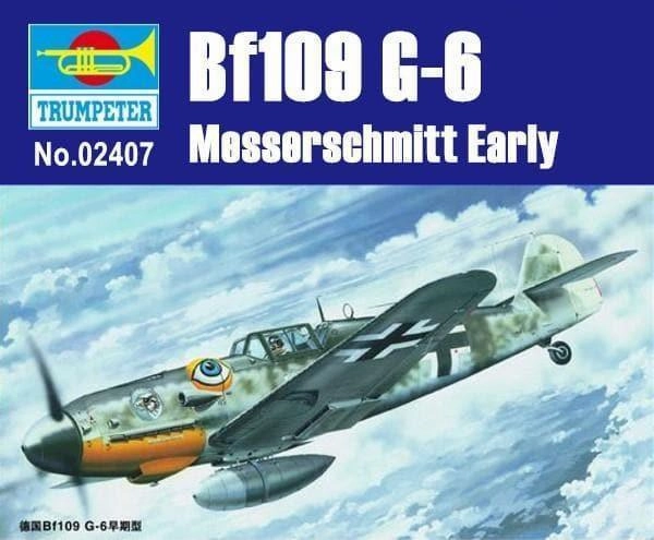 PVC Figure Collection Showcase 1:24 Messerschmitt Bf109 G-6 Early Version Fighter Assembly Kit