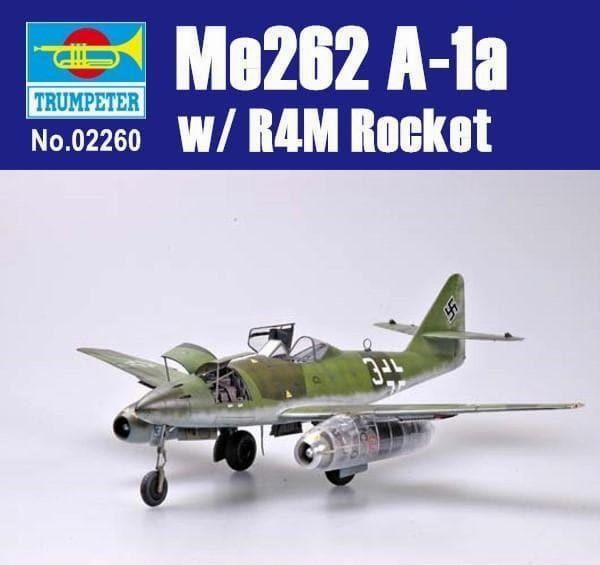 1:32 Messerchmitt Me262 A-1a Heavy Armament Fighter Assembly Kit Fine Detail