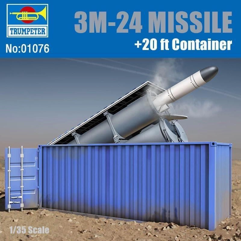 Whole Series 1:35 3M24 Club-k in 20-feet variant Kh-35UE Assembly Kit