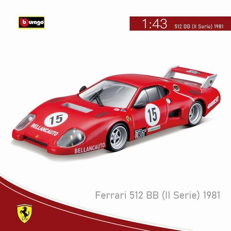 1:43 Ferrari 512 BB II Serie 1981 Alloy Model Car Hobbyist Community Fairytale Character