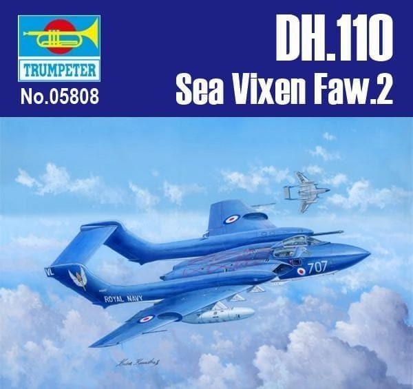 stress relief 1:48 de Havilland DH.110 Sea Vixen Faw.2 Fighter Assembly Kit