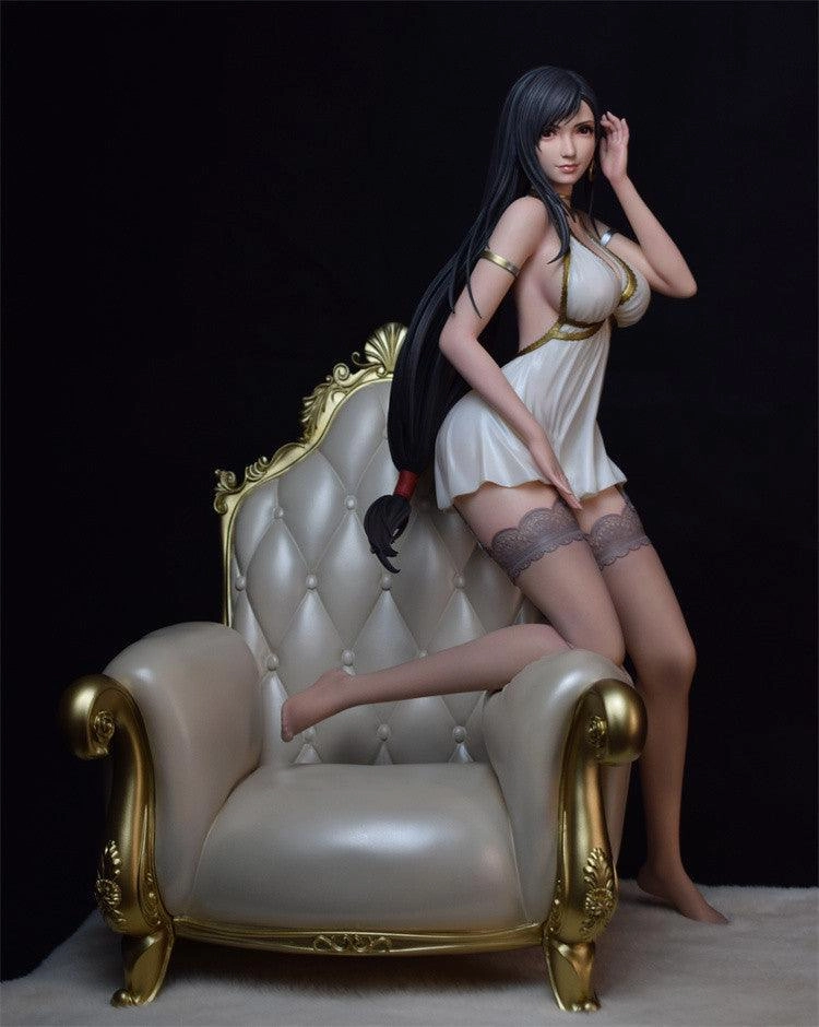 Lifetime Hobby Military Figure 1:4 Tifa Lockhart Lingerie Figure Statue