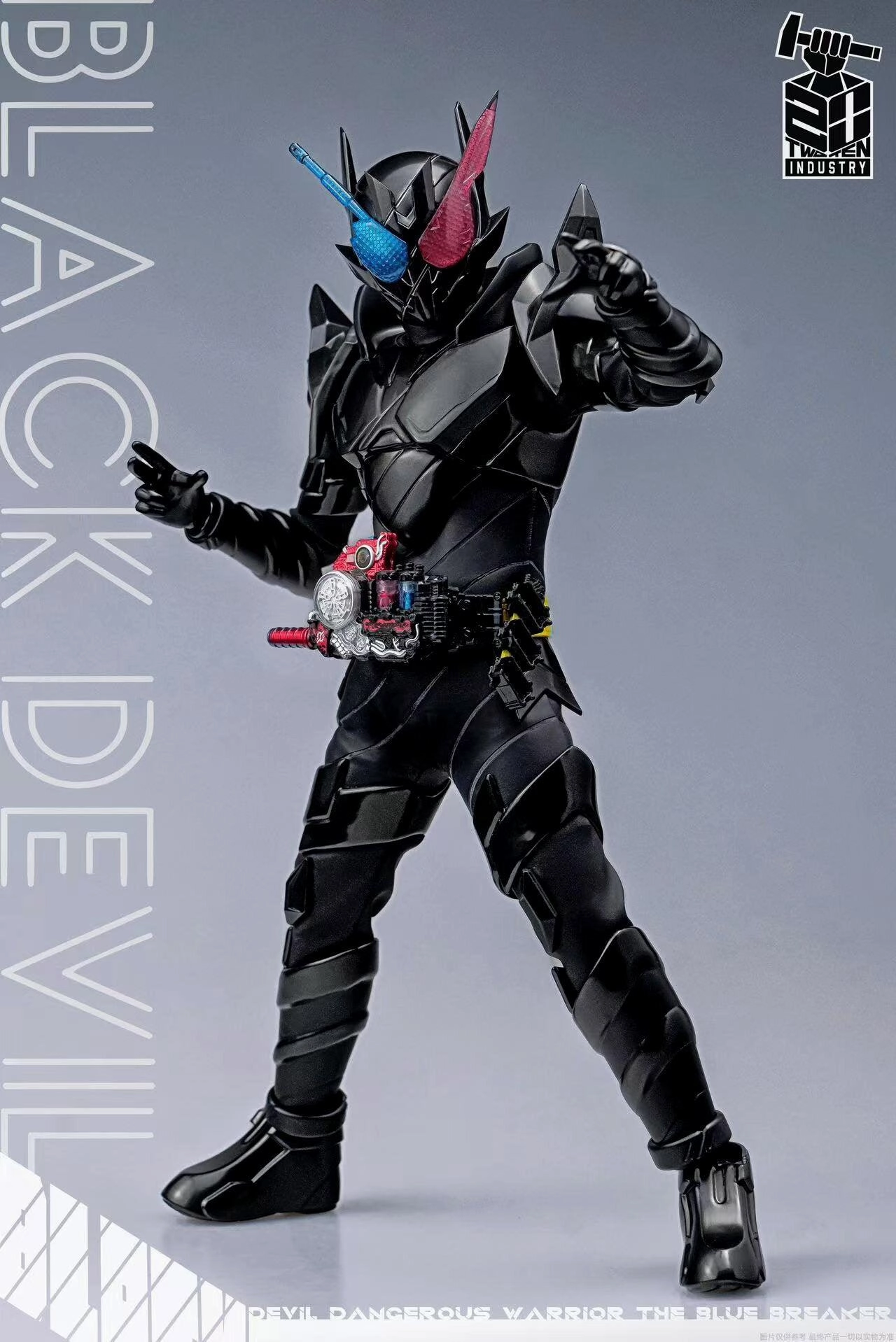 1:6 Black Devil Dangerous Warrior Action Figure Miniature Creation