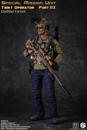 Movie Merchandise 1:6 Special Mission Unit Tier 1 Operator Part XIX Coalition Forces Action Figure