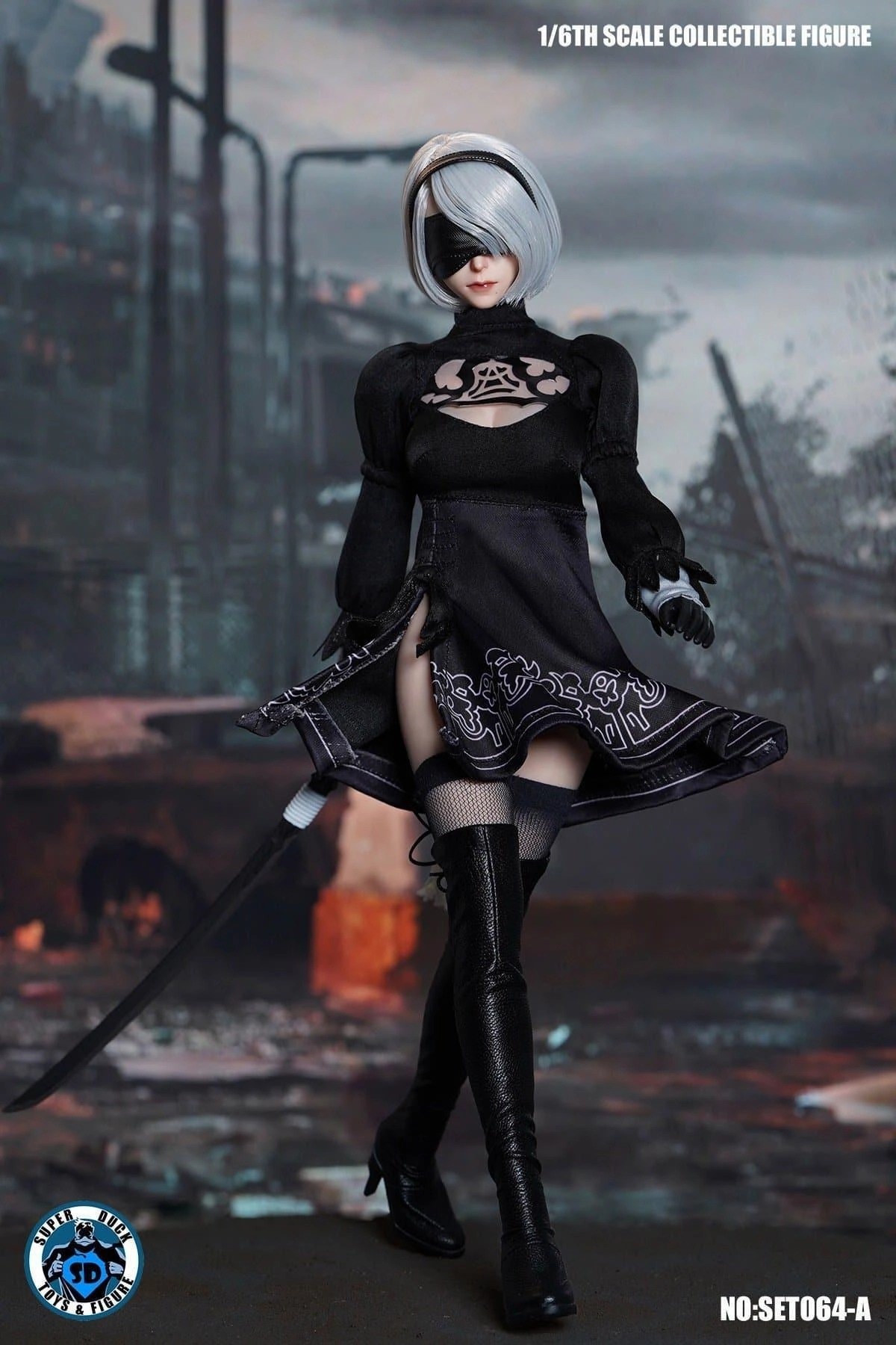 Industrial Decor 1:6 YoRHa No.2 Type B 2B (Set A) Seamless Figure