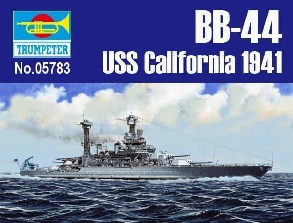 Convention Exclusive Designer Statue 1:700 USS California BB-44 1941 Warship Assembly Kit