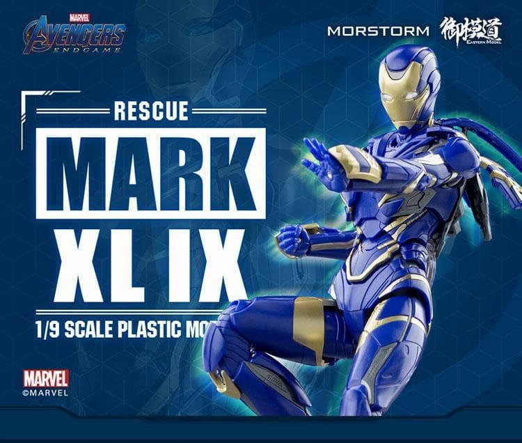 Posable Model 1:9 Iron Man Rescue Mark XLIX Mk49 Assembly Kit