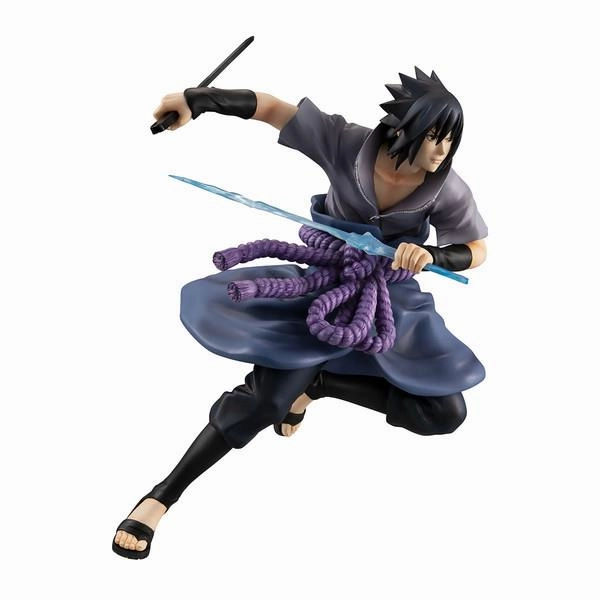 Naruto Shippuden: Sasuke Uchiha Shinobi War Ver. Figurine Multi Pose