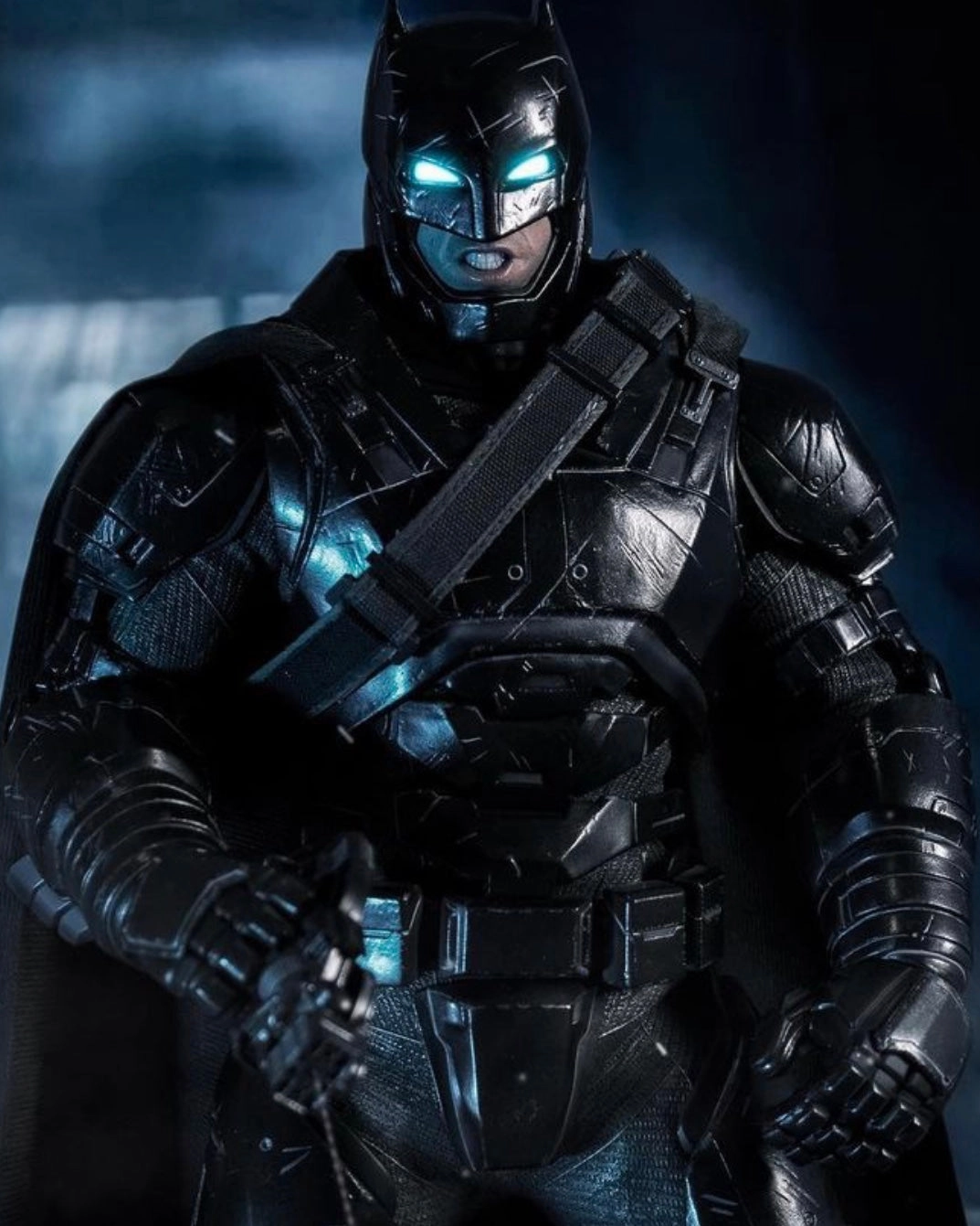 Paper Model Limited Decor Hot toys MMS356 DC Batman v Superman Armored Batman Black Chrome Version