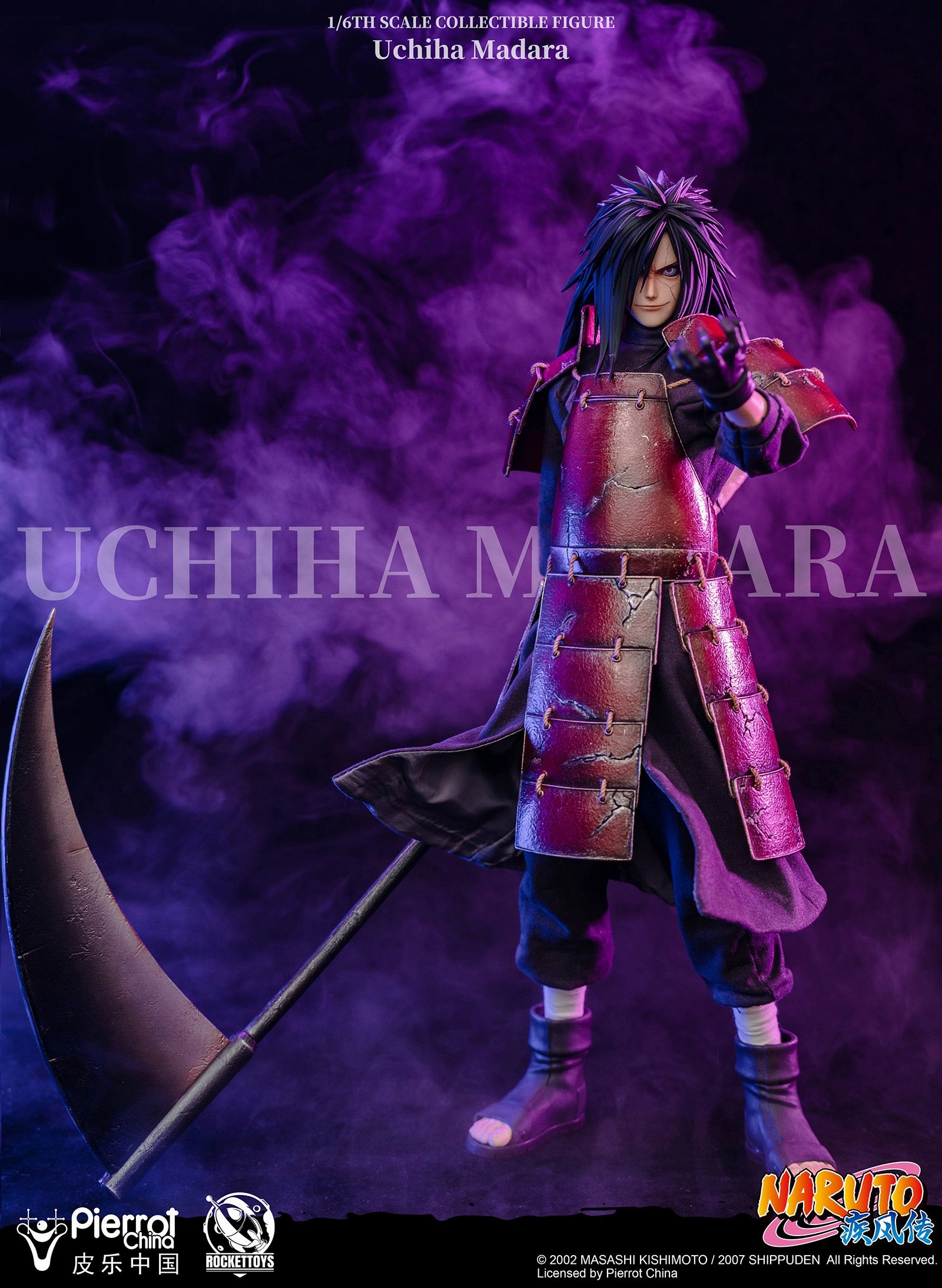 Rocket Toys ROC005 Uchiha Madara 1/6 figure Office Desk Toy Designer Article
