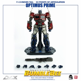 Threezero Transformers Bumblebee Optimus Prime DLX Cartoon Figure Game Room
