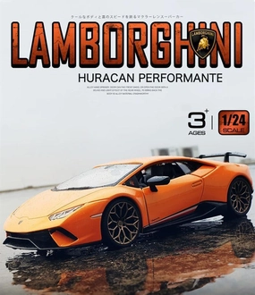 Buildable Figure Limited Merchandise 1:24 Lamborghini Huracan Performante Alloy Model Car
