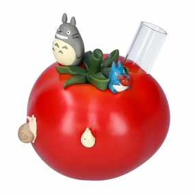 Anime Decor Film Prop Replica My Neighbour Totoro: Totoro and Vegetable Single Vase (Tomato)