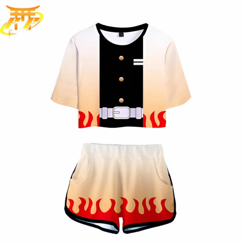 Pyjama Femme Rengoku Kyojuro- Demon Slayer? Decorative Model Superhero Figure