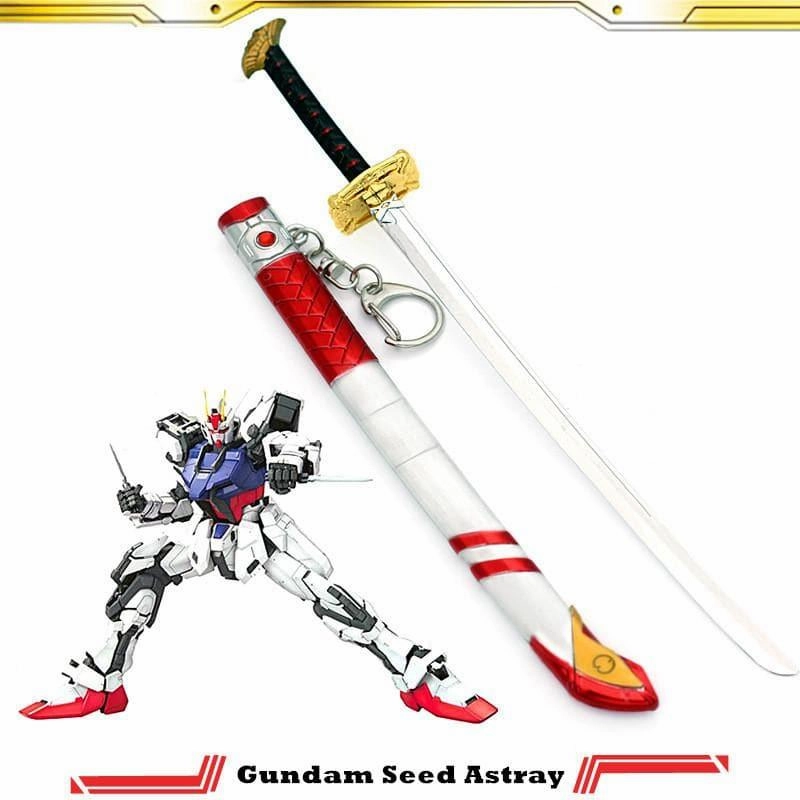 Animation Cel Gundam Astray Red Frame Sword Metal Replica