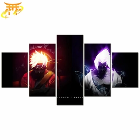 Designer Article Robot Piece Tableau Naruto x Sasuke Rivaux ??ternels - Naruto Shippuden?