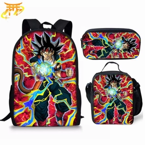 Cartable avec Trousse et Sacoche Bardock - Dragon Ball Z? NoSlipTrims Spirit Core