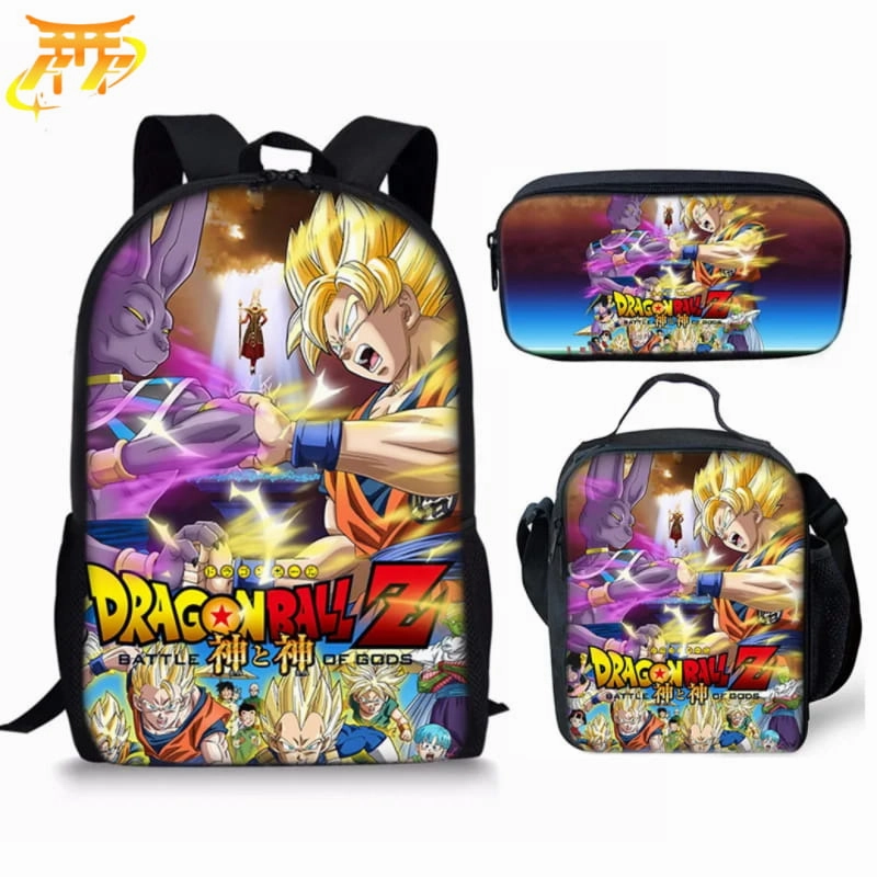 Aura Core Cartable avec Trousse et Sacoche Bataille des dieux - Dragon Ball Z?