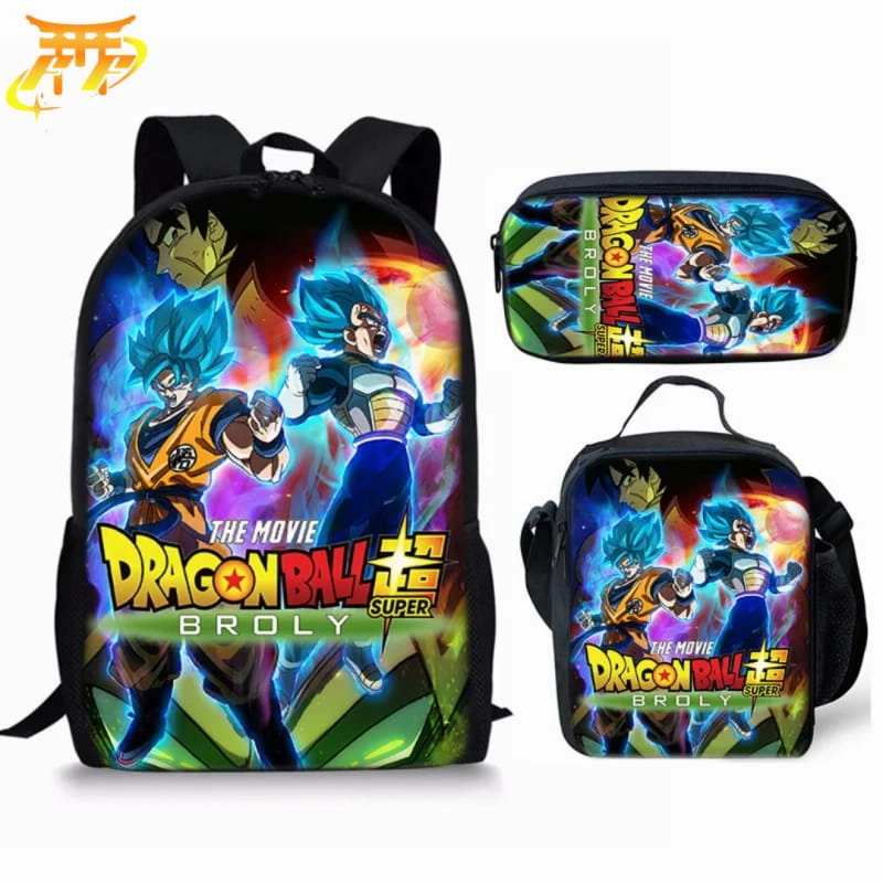 Cartable avec Trousse et Sacoche Broly - Dragon Ball Z? WrinkleResistant