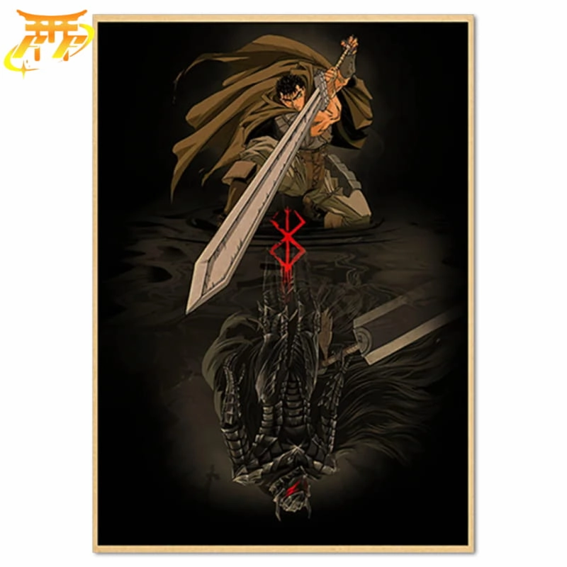Digital Sculpt Painted Model Poster Guts "L'affrontement de l'Ombre" - Berserk?