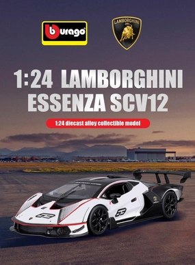 Wild Animal 1:24 Lamborghini Essenza SCV12 Alloy Model Car