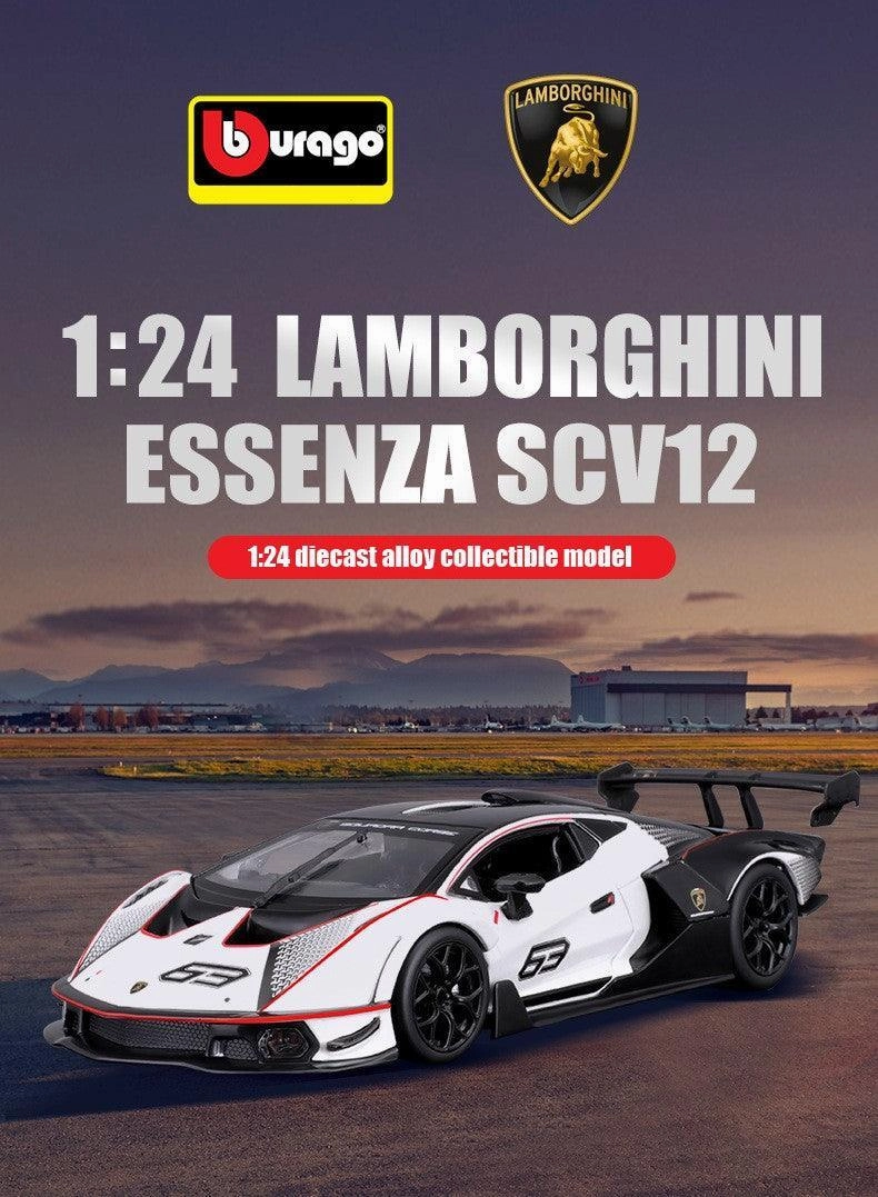 Wild Animal 1:24 Lamborghini Essenza SCV12 Alloy Model Car