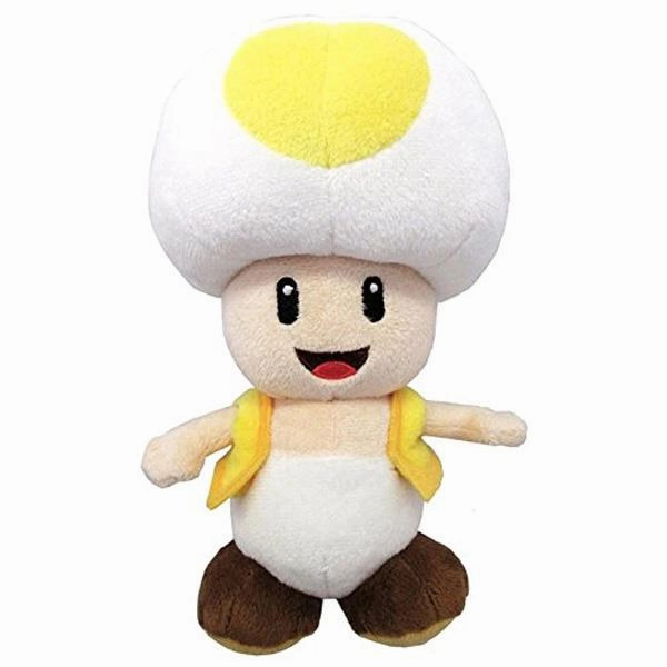 Famous Painting Super Mario Bros.: Toad (Yellow) 8" Plush