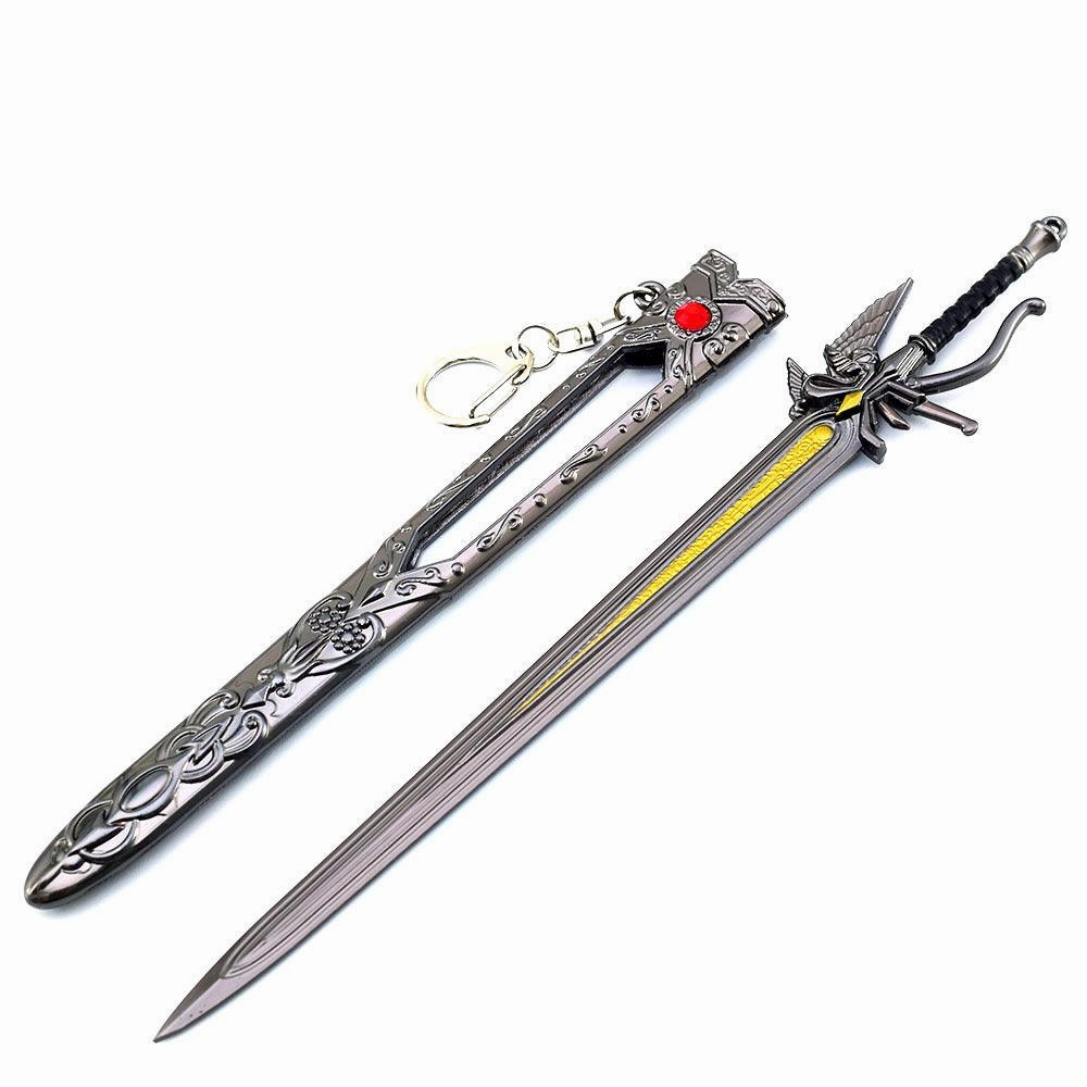 King Regis Sword of the Father Metal Replica Chibi Sculpture Miniature Merchandise