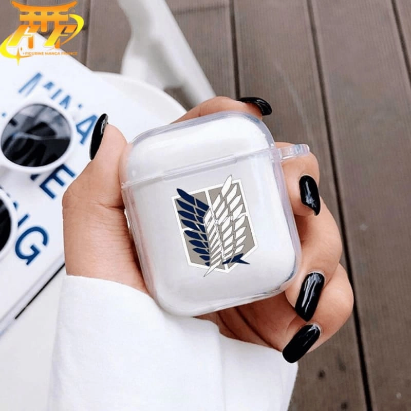 Custom Figure Exhibition Ready Coque Airpods Bataillon d'exploration - Attaque des Titans?