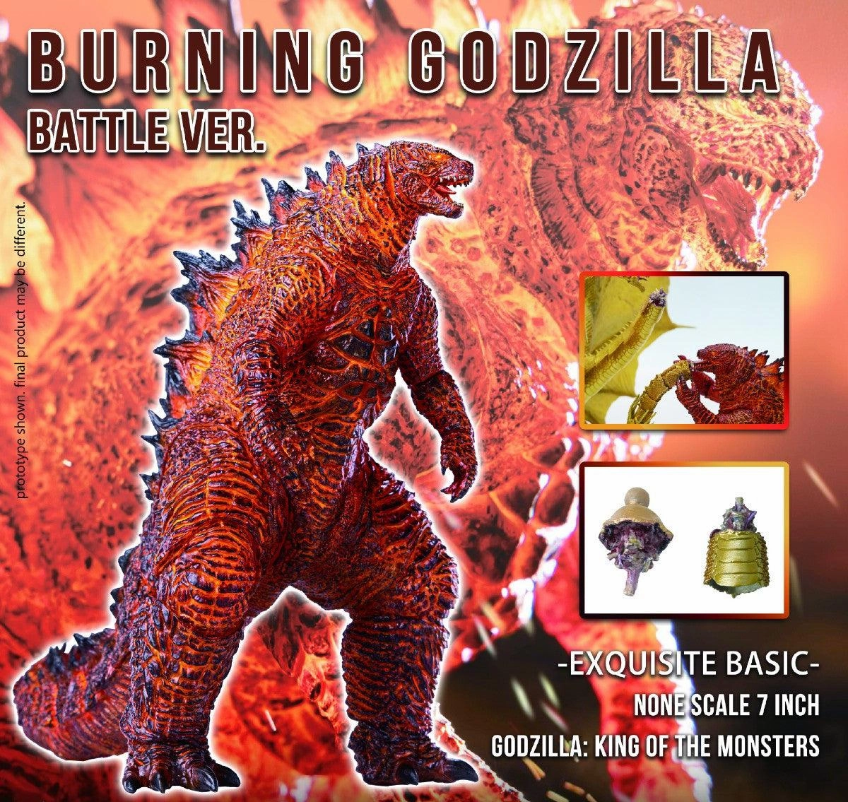 Burning Godzilla Battle Version Action Figure Ceiling Hung