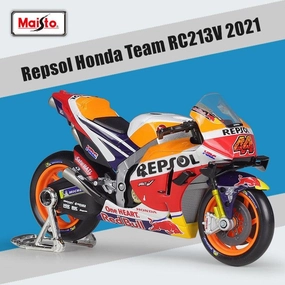 1:18 Repsol Honda Team RC213V 2021 Motorcycle Alloy Car Eco Friendly Miniature Decor