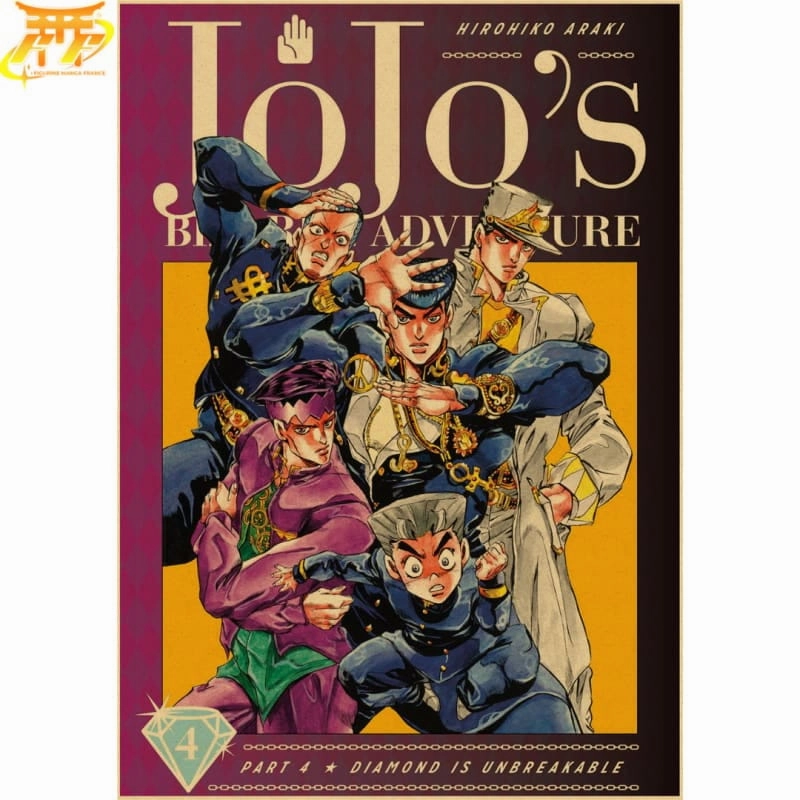 Poster Diamond is Unbreakable - Jojo's Bizarre Adventure? Fall Decor Surrealist Art