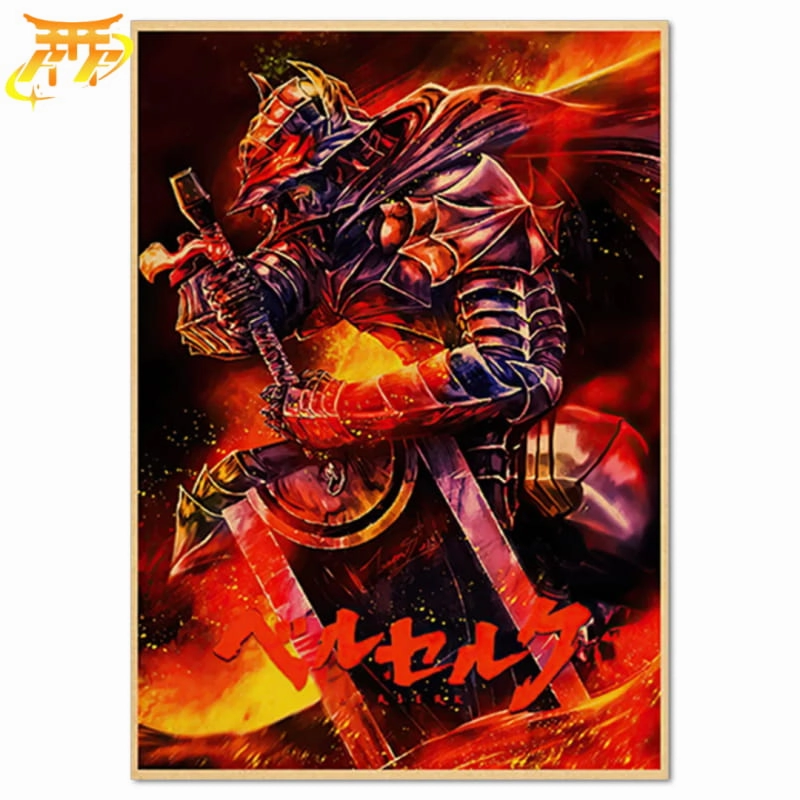 Poster Le Chevalier Noir - Berserk? Superhero Art Toy Line