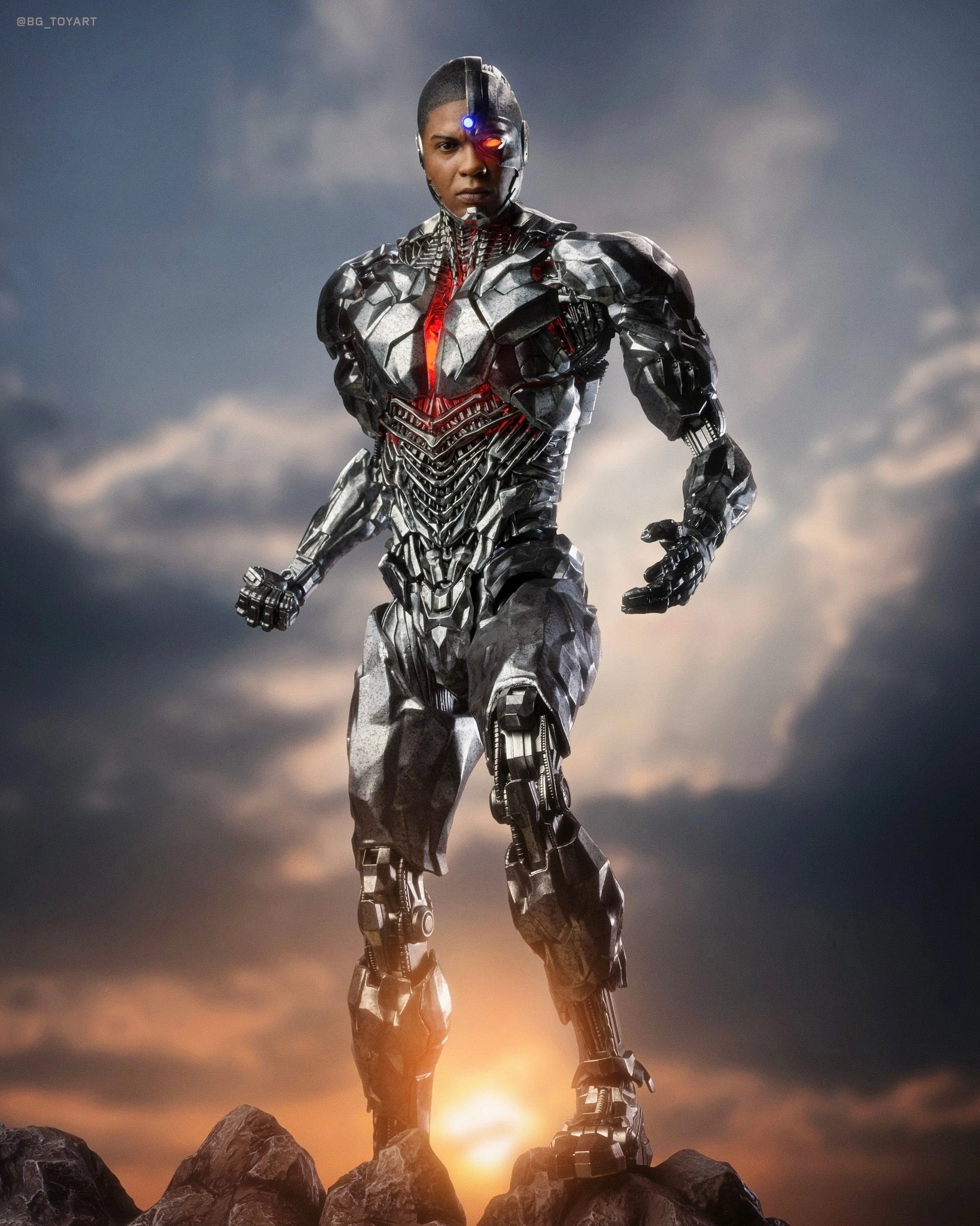 Robot Toy Hot Toys TMS057 Zack Snyder's Justice League Cyborg 1/6 Scale Collectibles Figure (Special Edition)