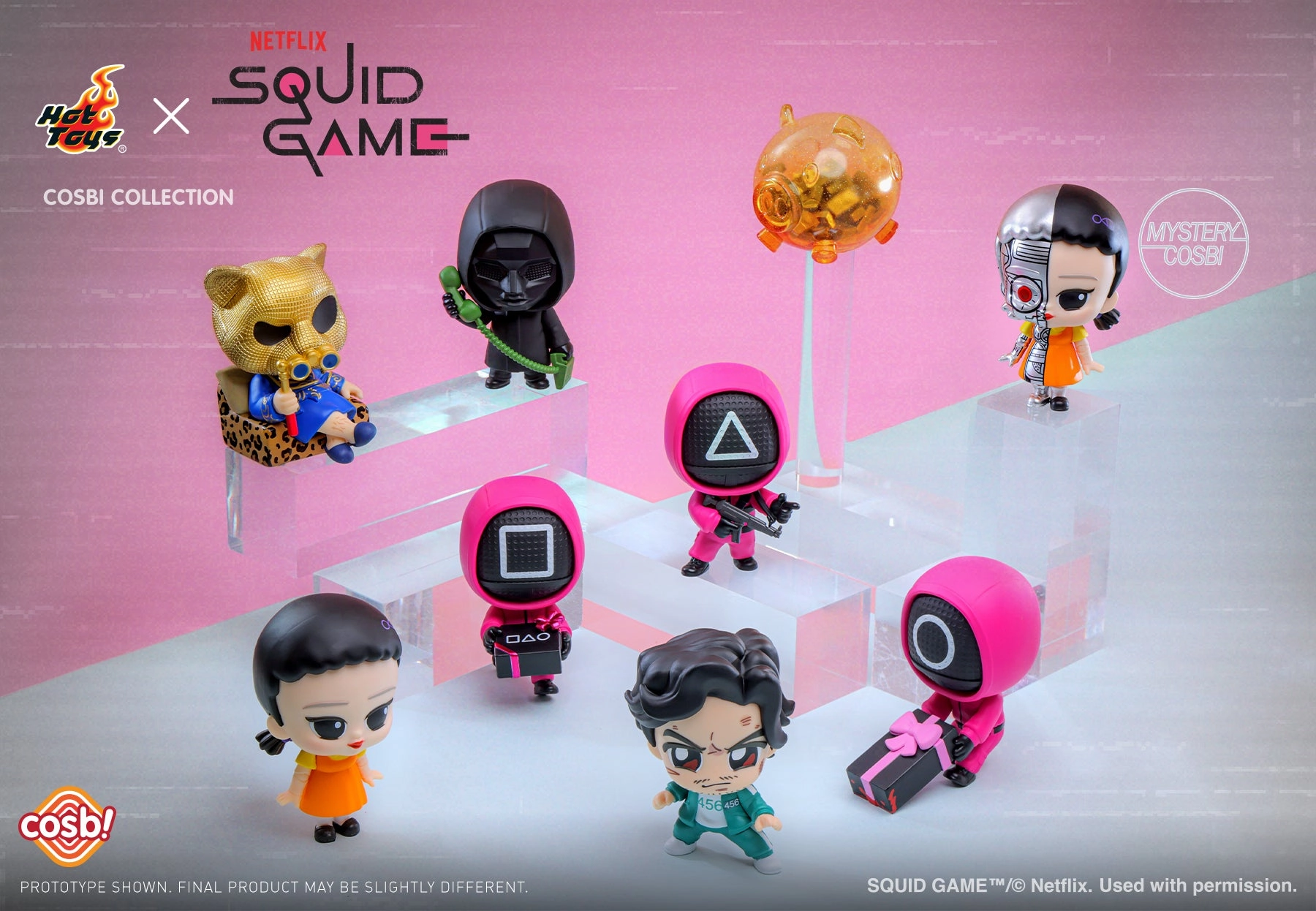 Hot Toys Cosbaby Squid Game: Squid Game Cosbi Collection Limited Model Tourist Memorabilia